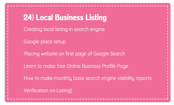 Local Business Listing