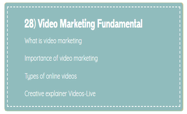 Video Marketing Fundamental Course