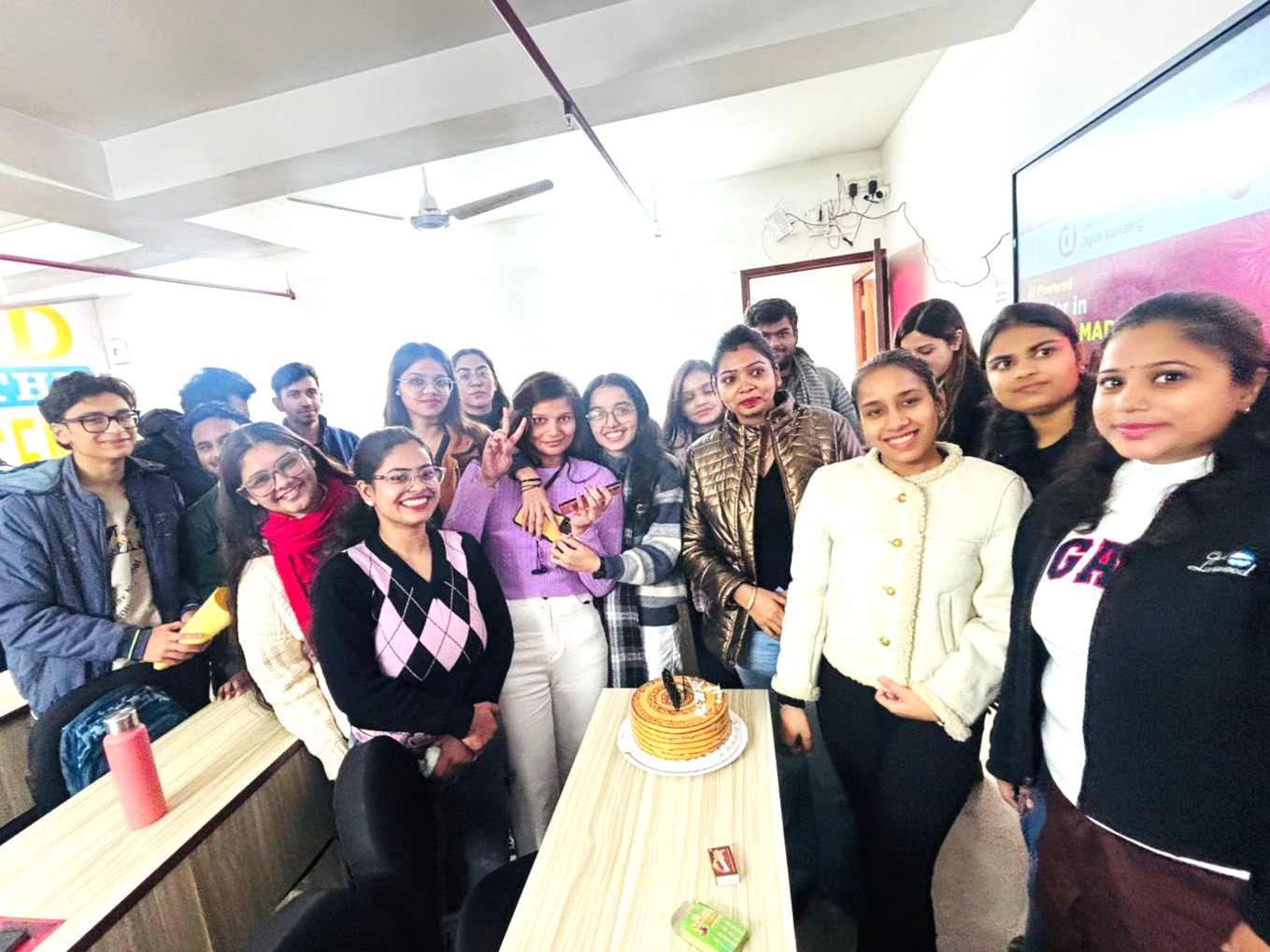 AI digital marketing institute in Pitampura with DIDM students