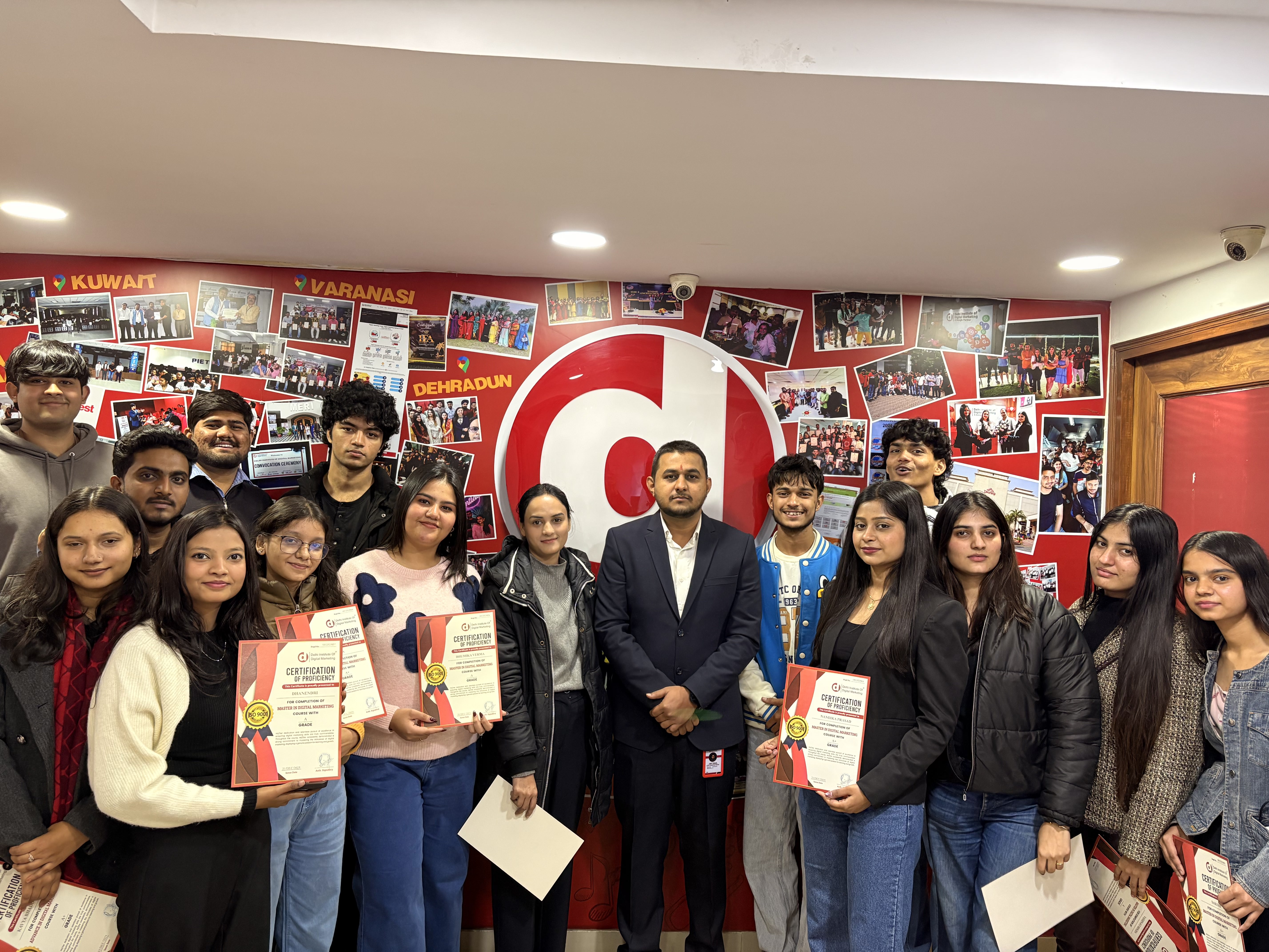 Best AI digital marketing institute in Noida DIDM students