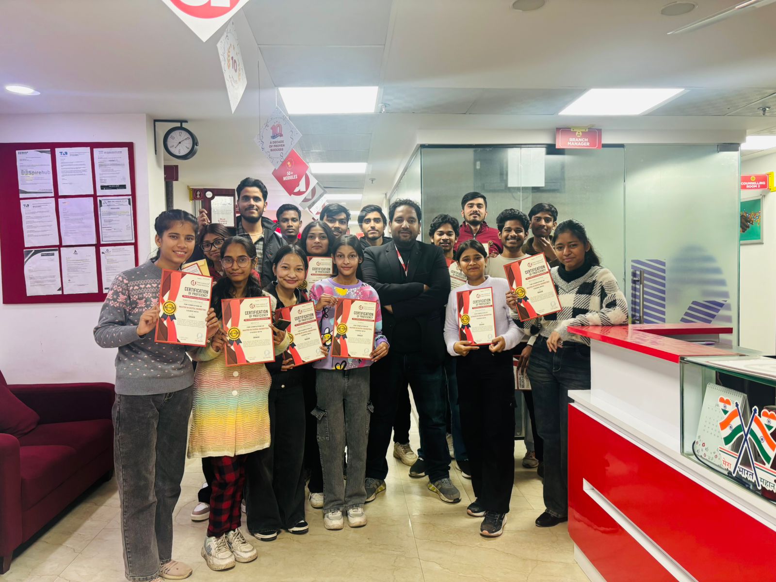 DIDM Pitampura branch AI digital marketing batch students